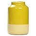 Hosley's Set of 3 Yellow Ceramic Vases - 5