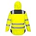 Portwest PW3 Hi-Vis Winter Jacket Work Safety Protective Reflective Waterproof Coat ANSI 3, 5XL