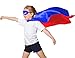 iROLEWIN Kids-Superhero-Cape and Mask for Boys-Girls Super Hero Dress-up Costumes as Children Birthday Party Gifts Favors