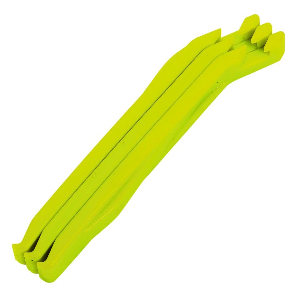 BBB Cycling Easy Lift 3-Piece Tire Lever Kit for Bikes,Neon Yellow