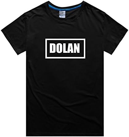 saozi Dolan&amp;Twins Logo Shirt Men's T-Shirts Personalize Adult Pullover-Black&amp;L