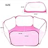 Portable-Small-Animal-Playpen-Breathable-Pet-Cage-Tent-Pop-Up-Exercise-Fence-Transparent-Yard-Fences-Folding-Play-Pen-for-Guinea-Pig-Rabbits-Hamster-Chinchillas-and-Hedgehogs Portable Small Animal Playpen Breathable Pet Cage Tent Pop-Up Exercise Fence Transparent Yard Fences Folding Play Pen…