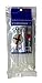 Cambridge Nylon 6/6 UL Listed Cable Ties 8-in 75 Lb Standard Duty Self Locking Natural Zip Ties, 100 Pack, Contractor Quality and Strength