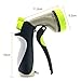 Garden Hose Nozzle Sprayer by DigHealth(TM)-Full Metal, High Pressure and Heavy Duty, 8-in-1 Adjustable Pattern, Pistol Grip Front Trigger, Ideal for Watering Plants, Car Wash and Showering Pets