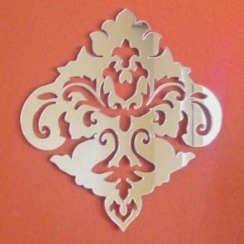 Sendmeamirror Damask Mirror 12cm x 11cm