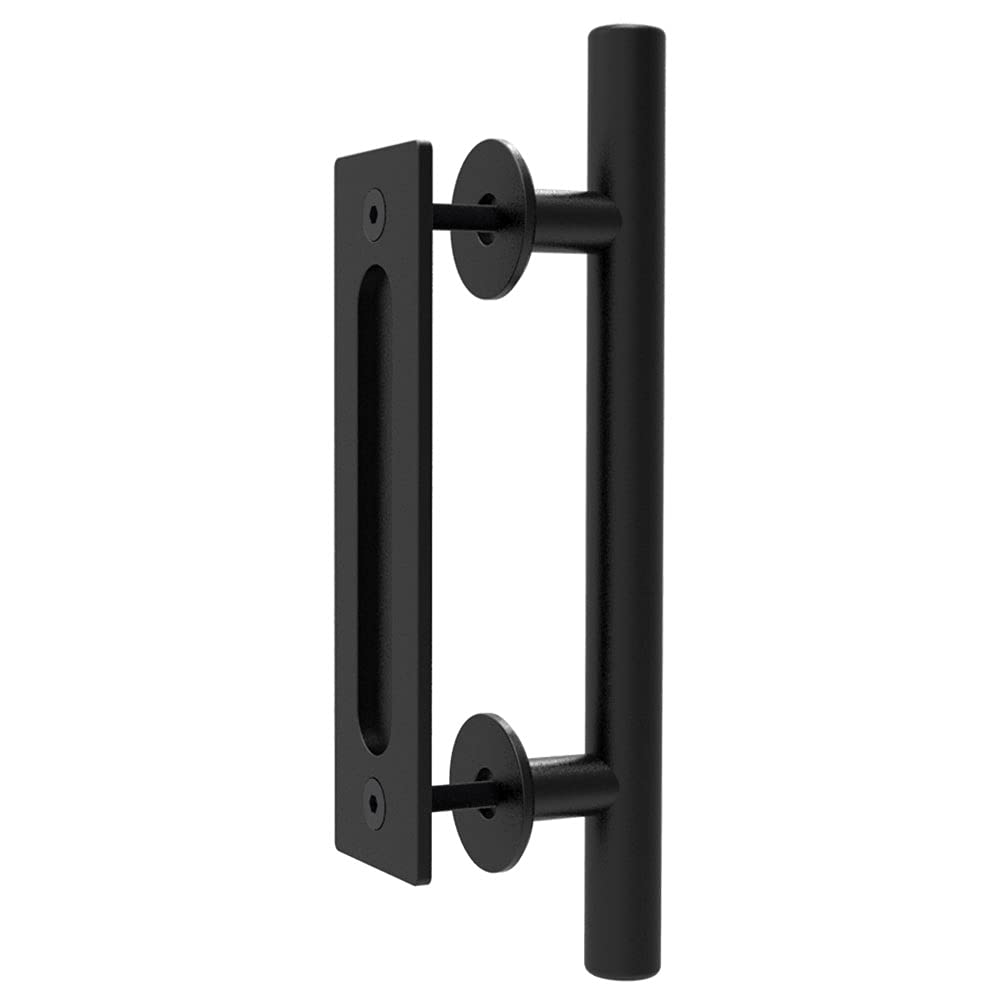CCJH 30cm Sliding Door Handle Barn Modern Black