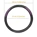 Wishlanlan Four Season Universal Anti-Slip Breathable Leather Car Steering Wheel Cover (Purple)