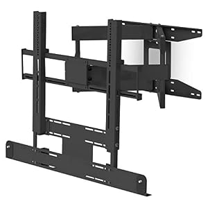 Image of Flexson Cantilever Mount for 40" - 65" TV and Sonos Beam or Sonos PLAYBAR (Black)