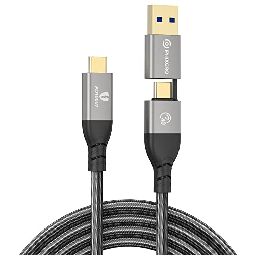 PHIXERO USB 4 Cable Compatible with Thunderbolt 4