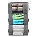 ZAMAT 3 Pack, 90L Large Capacity Storage Bag Organizer, Foldable Clothes Storage Containers with Reinforced Handle, Breathable Closet Organizer with Sturdy Zippers for Comforters, Blankets, Bedding