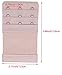KTOBTEL Women's Bra Extender 3 Hooks 3 Rows 8Pcs Elastic Bra Band Hook Strap Extensions Multicoloured