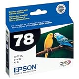 Epson T078120 - T078120 Claria Ink, 300 Page-Yield, Black