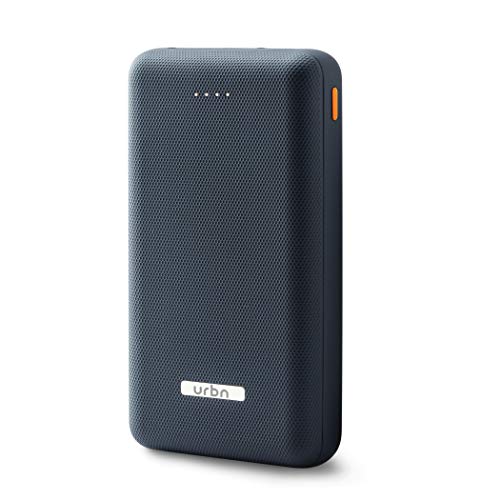URBN 20000 mAh Li-Polymer Ultra Compact Power Bank with 12W Fast Charge and (Blue)