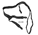 Hold-Ups Stay-Downs Dress Shirt Stays Stirrup Style with USA Patented No-Slip Metal Clips Black