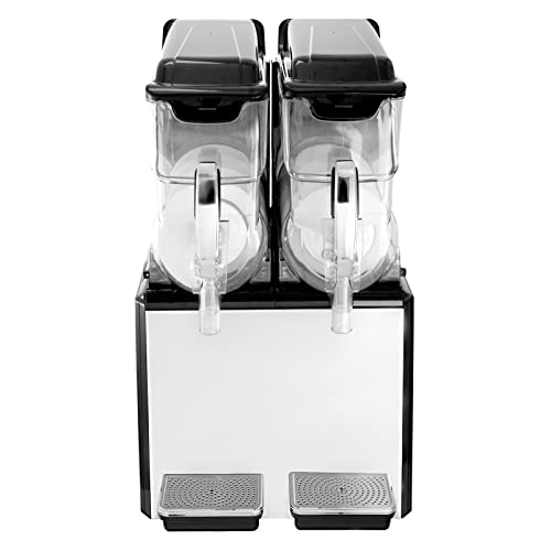 VEVOR Commercial Slushy Machines 2x10L Slushy Machine 110V Slush Frozen