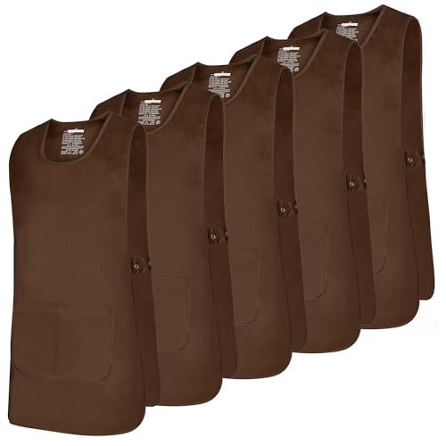 MISEMIYA - Pack of 5 units - Apron Cleaning Uniform Labor Clinic Doctors Cleaning Veterinary Sanitary Hospitality 5-868
