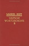 Deutsche Wortgeschichte, , 3110036207
