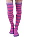 HDE Women's Extra Long Opaque Striped Over Knee High Stockings Socks