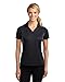 SPORT-TEK Women's LST655 Micropique Sport Wick Polo, Black/Iron Grey, 2XL