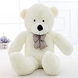 MorisMos Giant Big Teddy Bear Plush Stuffed Animals Soft Toys 47" 120CM White (Toy)
