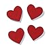Embellish Your Story Red Heart Magnets - Set of 4 - Embellish Your Story Roeda 13697-EMB