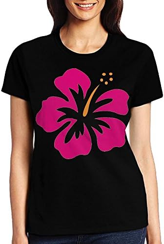 TX TX 2X Women's Crew Neck Shirts Teeshirts/Aloha Flowers