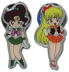 Sailor MoonSD Venus & Jupiter Pin Set 25.4Mm