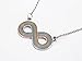 GuDeKe Rainbow Gay Pride LGBT Infinity Necklace Pendant Gift for Men/Women