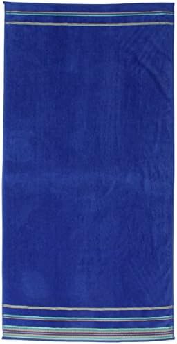 Jumbo Velour Beach Towel (Cobalt Blue)
