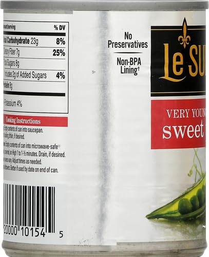 LE SUEUR VERY YOUNG SMALL SWEET PEAS, 8.5 OUNCE