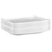DECORAT WHITE PLASTIC PLATES / DINNER PLATES | 11.75 Inch Party Plates - 20 Pack | Rectangle Disposable Plates | Elegant & Fancy Heavy Duty Party Supplies Plates for all Holidays & Occasions