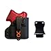 Elite Force Holsters Custom Holster fits Kimber Pepper Blaster 2 IWB - Interchangeable, Black with Orange Washers