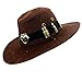 Lonme McCree Hats Cosplay Game OW Accessory Fancy Cowboy Hat Caps Brown