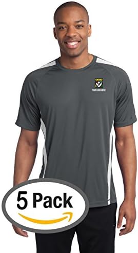 Custom Embroidered Sport-Tek Men's Colorblock Competitor Tee – Pack of 5
