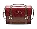 ECOSUSI Vintage Crossbody Messenger Bag Satchel Purse Handbag Briefcase for Women & Girl