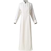 BLESSUME Men Women Anglican Cassock Clergy Pulpit Cassock Robe Altar Server Vestment