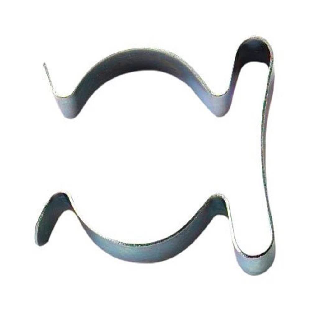 Merriway BH04494 (10 Pcs) BZP Spring Steel Tool Clips Terry Grip 16-24 mm (5/8 - 1 Inch) - Pack of 10 Pieces