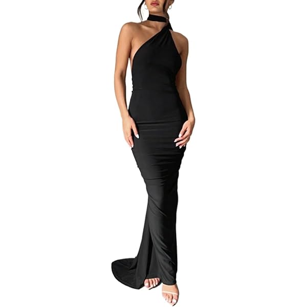Amazon.com: Fumilery Sexy Open Back Maxi Dress for Women Amazon.com: Fumilery Sexy Open Back Maxi Dress for Women