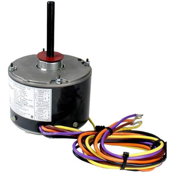 51-23055-11 - OEM Upgraded Rheem Condenser Fan Motor 1/5 HP 208-230 Volts  1075 RPM: Amazon.com: Tools u0026 Home Improvement