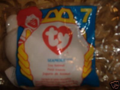 1996 McDonalds TY Seamore The Seal Teenie Beanie Baby # 7 by Ty