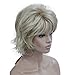 Wiginway Short Layered Shaggy Wavy Wigs 100% Imported Premium Hair Heat Resistant Synthetic for Women 6 Inch