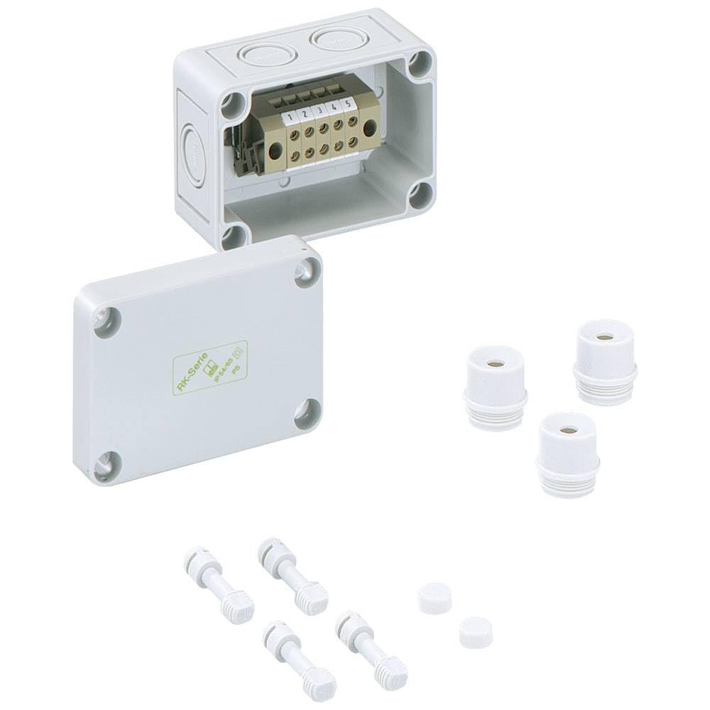 Spelsberg 1196904 Terminal Block Housing 5P, 94 x 95 x 57 mm, IP66, RKK 4/05-5 x 4