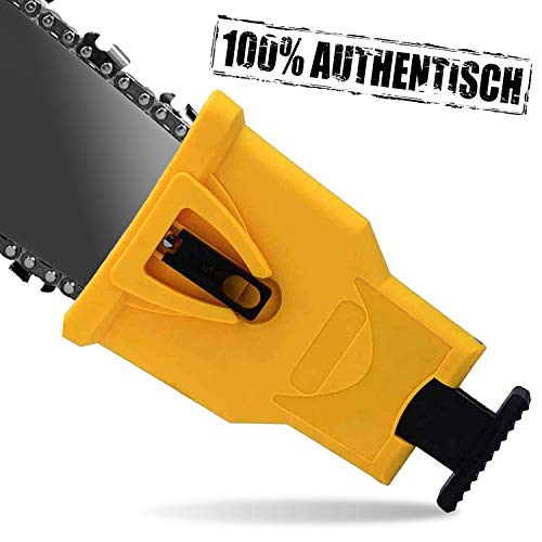 Chainsaw Teeth Sharpener, Universal Chainsaw Sharpener Fast Sharp Sharpening Stone Grinder Tool Fit for 14" 16" 18" 20" Two Hole Chain Saw Blade Sharpener - Thumbnail 7