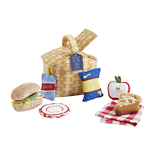 Mud Pie Children's Picnic Time Plush Set