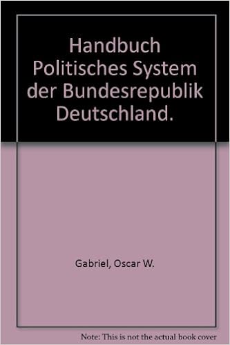 Handbuch Politisches System Der Bundesrepublik Deutschland Gabriel Oscar W Holtmann Everhard Amazon Com Books
