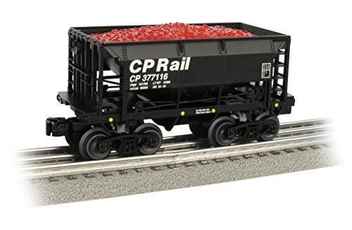 Bachmann 70-Ton Ore Car-Cap Rail O Scale, Prototypical Black