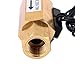 uxcell G1/4 inches Thread Liquid Water Flow Sensor Switch Flowmeter Fluidmeter 1.2-12L/min 69mm