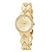Ladies Crystal Bracelet Dress Wrist Watch for Women - Female Gold