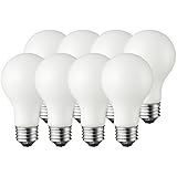 Premalux LED CLASSIC 40W A19 8 Pack, Soft White, Dimmable Light Bulbs