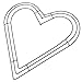 Pack of 2 Heart Shaped Wire Wreath Frame 12 Inches Dark Green Metal Wreath Frame for DIY, Floral Decorations on Weddings, Proposal, Greeting Party, Celebrations